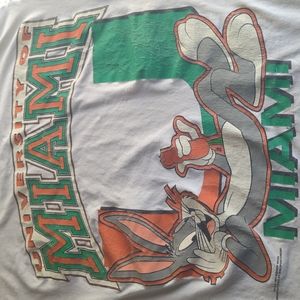 Miami hurricanes 1994 Warner bros Bugs Bunny